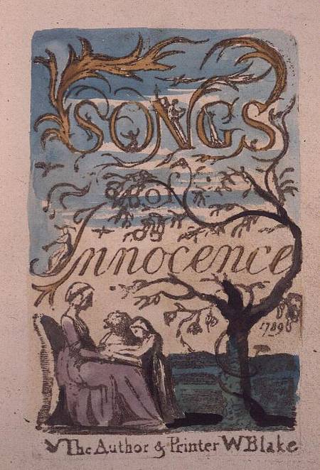Songs of Innocence, title page a William Blake