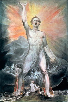 The Angel of Revelation, c.1805 (w/c, pen & ink over graphite) a William Blake