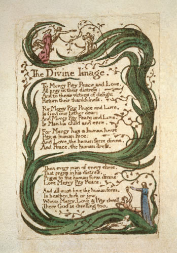 The Divine Image, from Songs of Innocence a William Blake