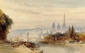 View of Rouen on the Seine