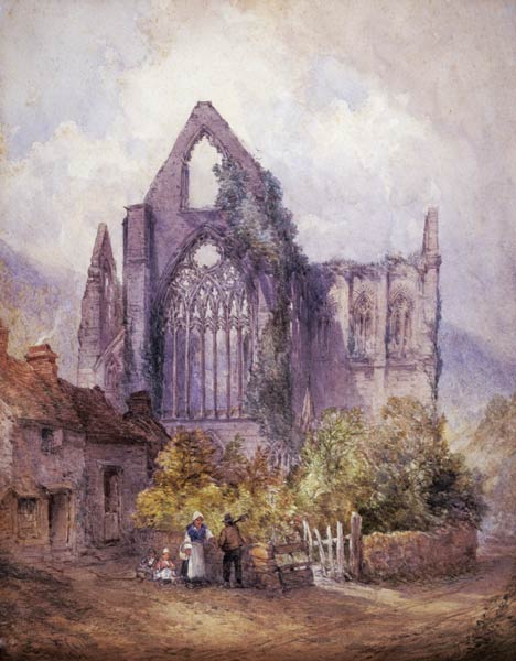 Tintern Abbey a William Callow