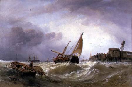 The River Texel a William Clarkson Stanfield