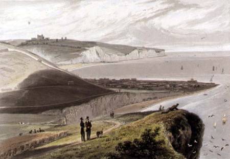 Dover, from Shakespeare's Cliff a William Daniell