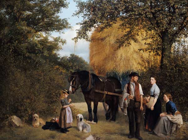 Closing time of the agricultural worker family a William Edward Millner