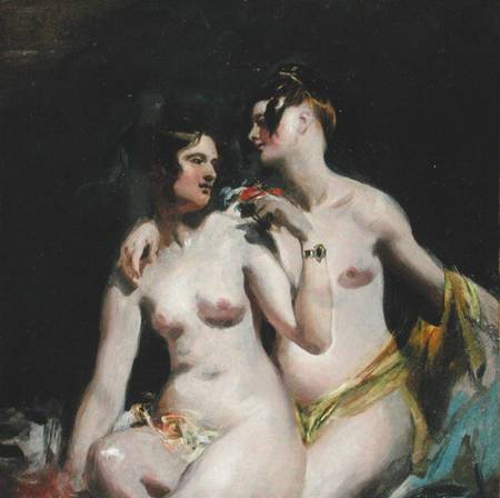 Two Female Nudes a William Etty