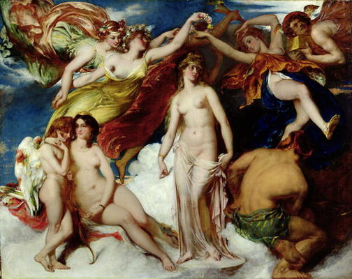 Pandora Crowned by the Seasons, 1824 (oil on canvas) a William Etty