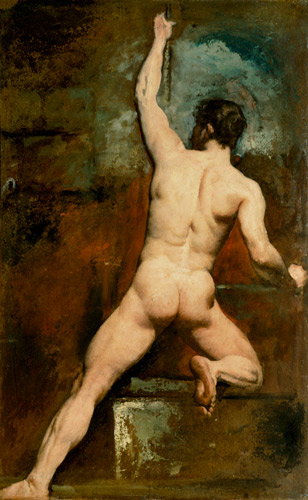 Study for a Male Nude a William Etty