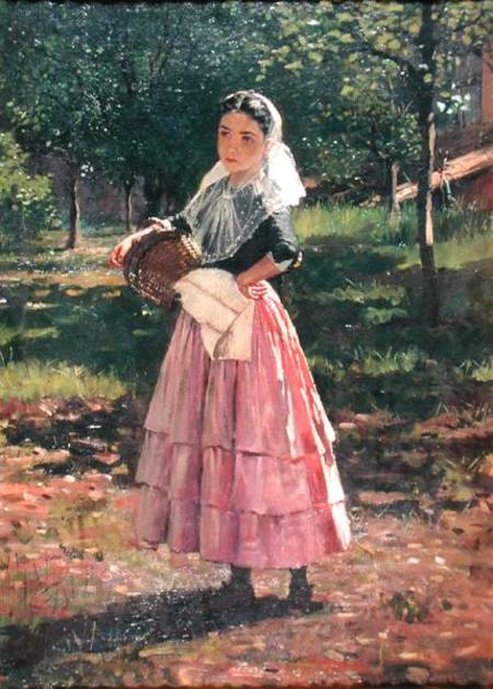 The Spanish Girl a William Ewart Lockhart