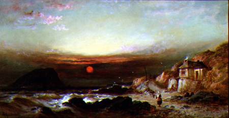 The Mewstone Rock from Wembury a William Gibbons