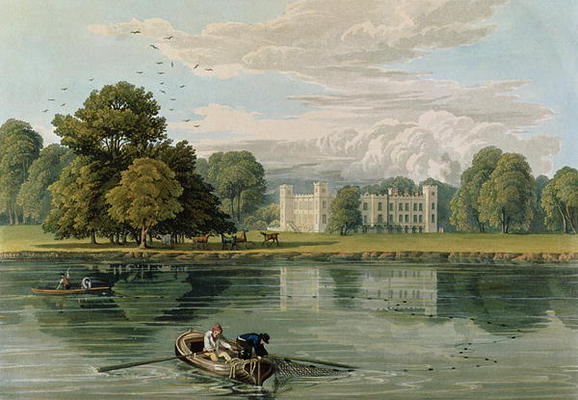 Sion House, engraved by Robert Havell (1769-1832) 1815 (colour engraving) a William Havell