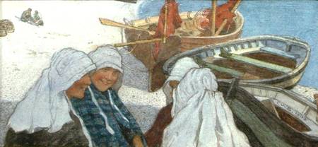 Breton Fishergirls a William Henry Bartlett