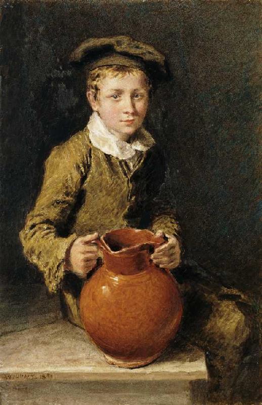Junge mit einem Krug a William Henry Hunt