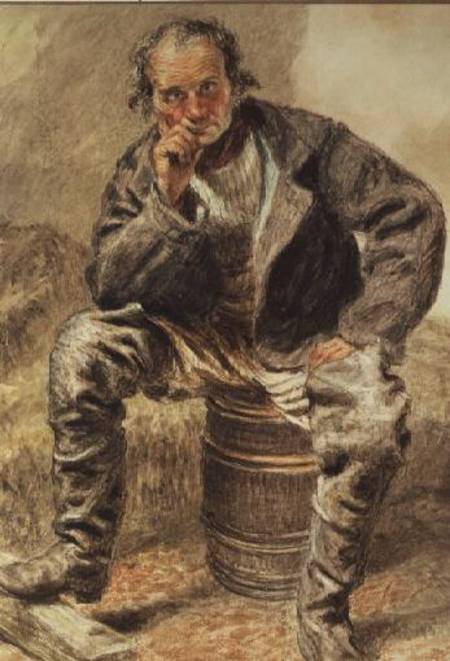 An Oysterman a William Henry Hunt