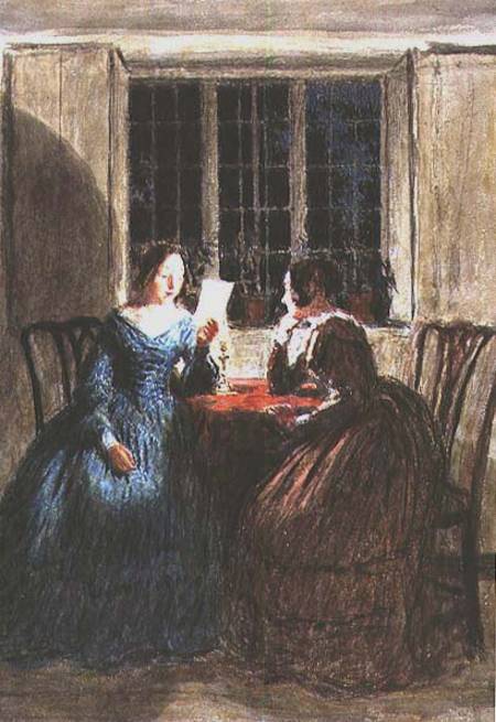 Scene by Candlelight (w/c and gouache) a William Henry Hunt