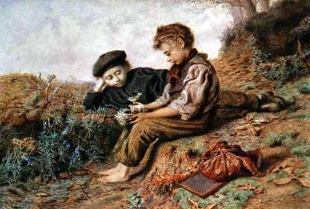 Schoolboys with a Stolen Nest a William Henry Hunt