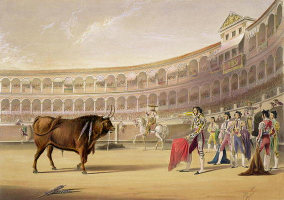 The Matador, 1865 (colour litho) a William Henry Lake Price