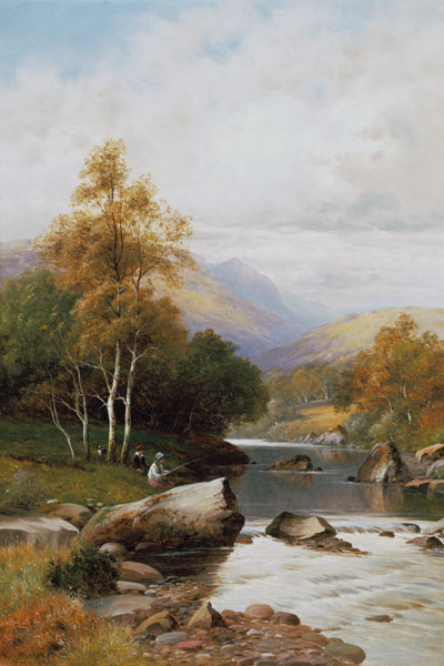 A Quiet Spot in the Festiniog Valley, Wales a William Henry Mander