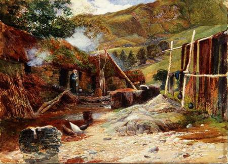Drying Nets a William Henry Millais