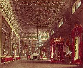 The Saloon, Buckingham Palace from Pyne''s ''Royal Residences''