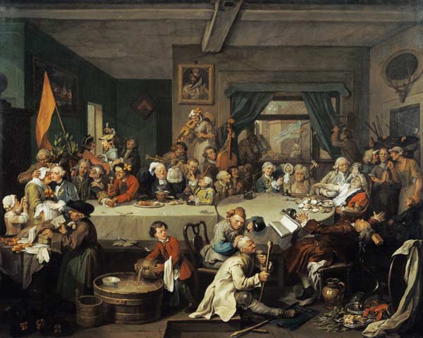 The Election I: An Election Entertainment a William Hogarth