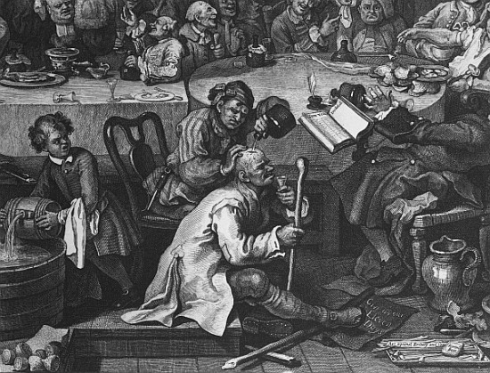 An Election Entertainment, 1755 (detail of 396068) a William Hogarth