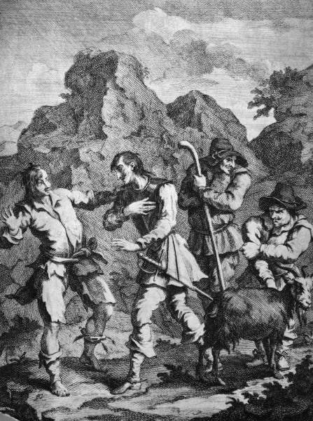 Cervantes, Don Quixote / Engr.by Hogarth a William Hogarth