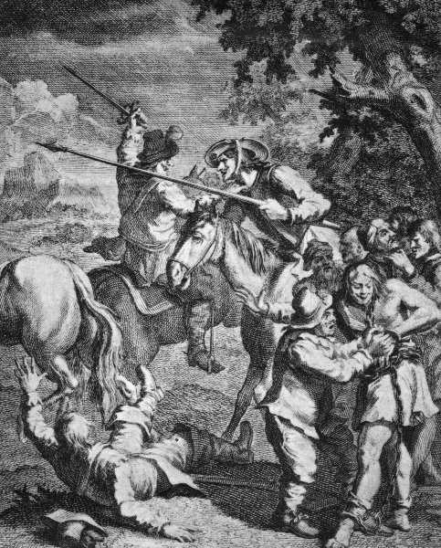 Cervantes, Don Quixote / Engr.by Hogarth a William Hogarth