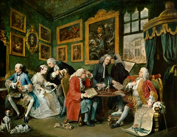 the marriage contract a William Hogarth