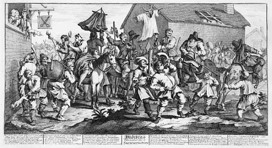 Hudibras Encounters the Skimmington, from ''Hudibras'', by Samuel Butler, 1726 a William Hogarth