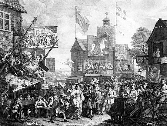Southwark Fair a William Hogarth