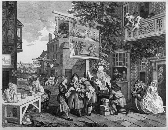 The Election II: Canvassing for Votes; engraved by Charles Grignion (1717-1810) 1757 (see also 1997) a William Hogarth
