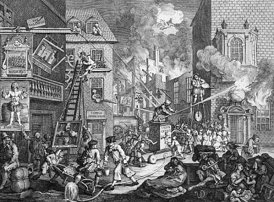 The Times, Plate I a William Hogarth