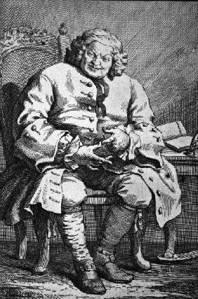 Simon Lord Lovat/ Etching/ Hogarth/ 1746