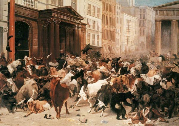 The Bulls and Bears in the Market a William Holbrook Beard