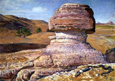 The Sphinx at Gizeh a William Holman Hunt