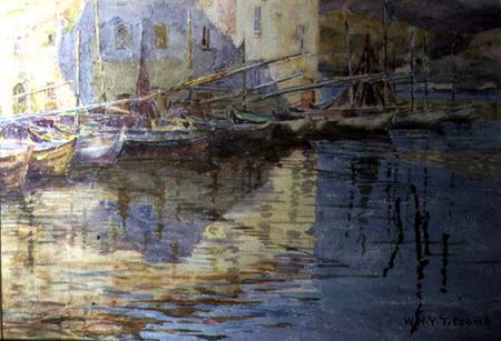 Boats in Venice a William Holt Yates Titcomb