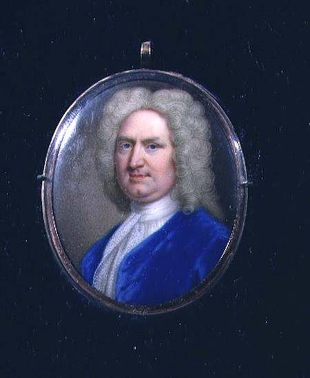 Miniature of George Frederick Handel (1685-1759) a William Hopkins Craft