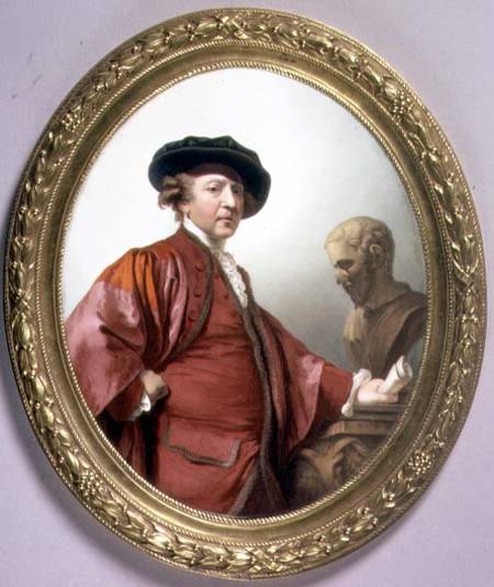 Portrait of Joshua Reynolds (1723-92) a William Hopkins Craft