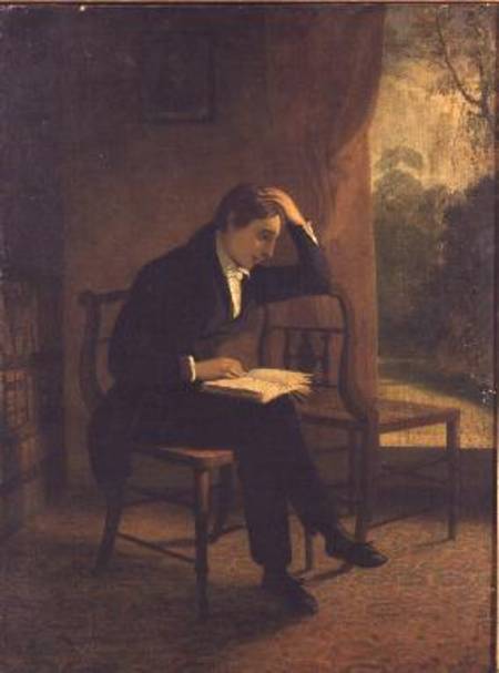 Portrait of John Keats (after Joseph Severn) a William II. Hilton