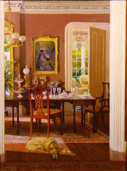 Dining Room (Victorian Style) a William  Ireland