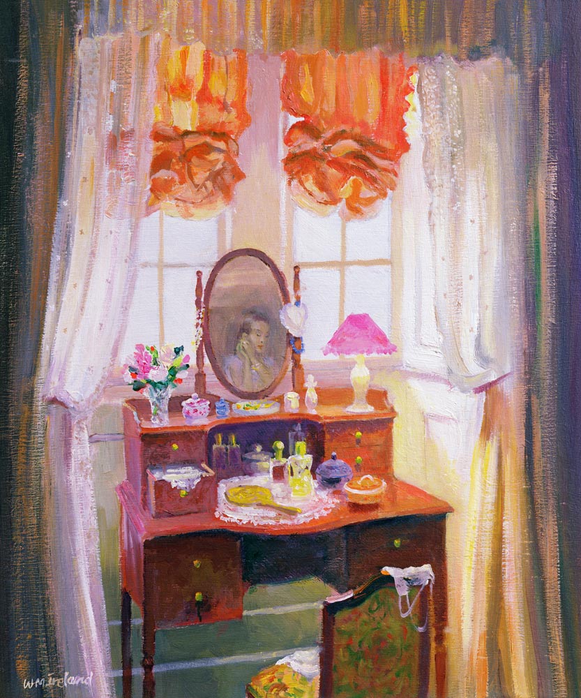 The Dressing Table (oil on board)  a William  Ireland