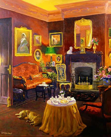 Red Room (Victorian Style) a William  Ireland