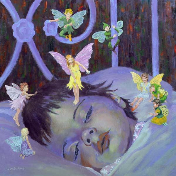 Sweet Dreams (oil on board) 