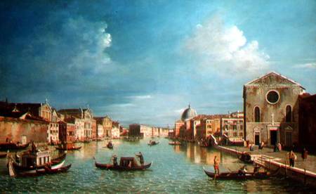 Venetian View (one of a pair) a William James