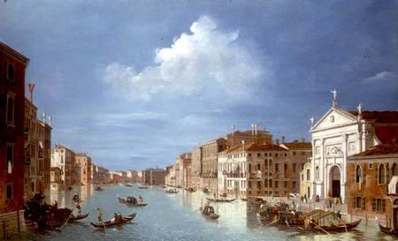 Venetian View (one of a pair) a William James
