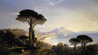 Look on the gulf of Naples a William James Muller
