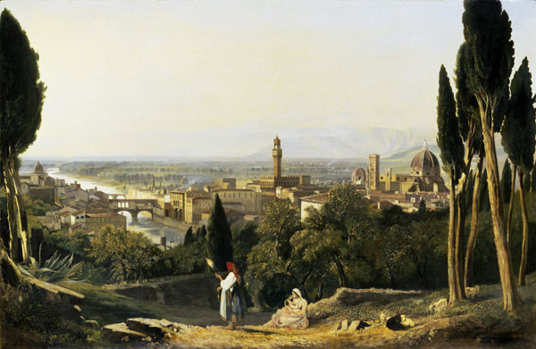 Florence from St Miniato a William James Muller