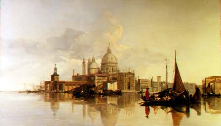 Venice with the Dogana and the Church of S. Maria a William James Muller