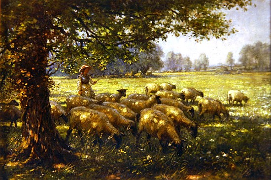 The Shepherdess a William Kay Blacklock