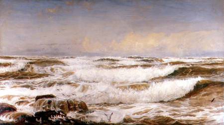 A Whole Gale of Wind a William Lionel Wyllie